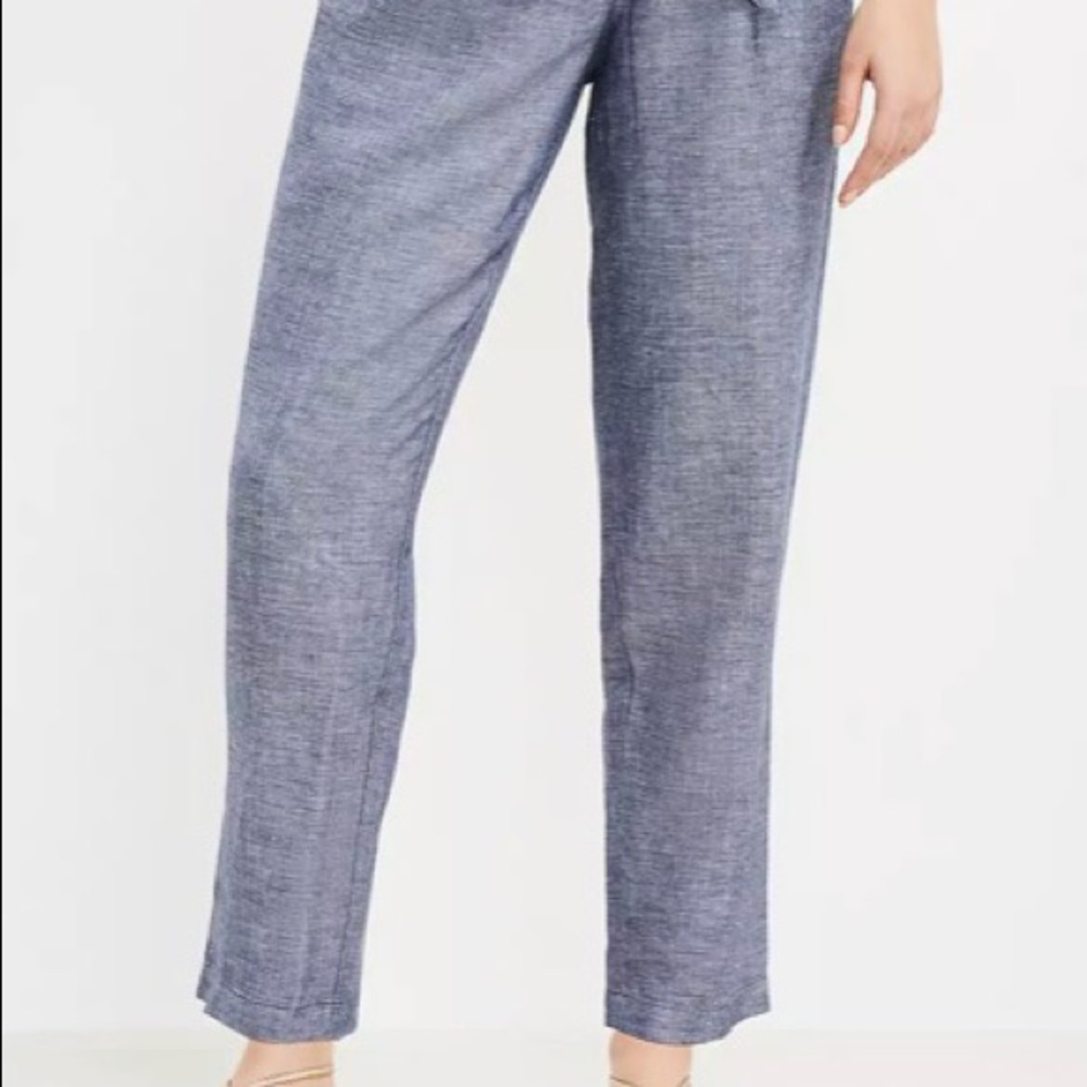 Paperbag taper pants